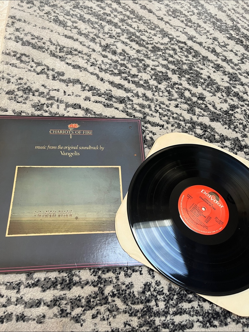 Vangelis Chariots of Fire Original Soundtrack Vinyl LP - Black